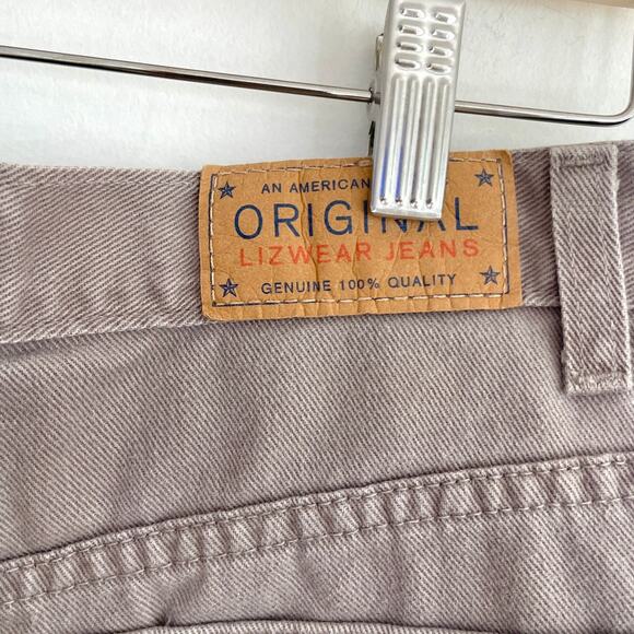 Liz Claiborne – Vintage Gray High Rise Tapered Leg Mom Jeans - Picture 4 of 8